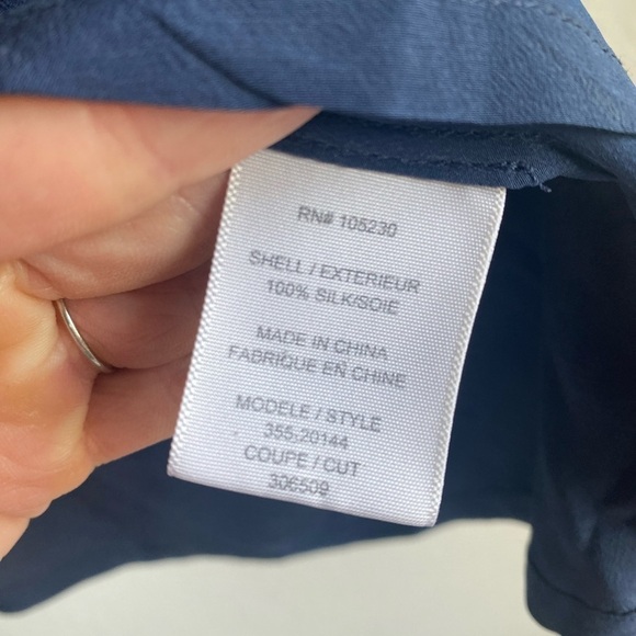 JOIE 100% Silk Short Sleeve Blouse - Picture 8 of 8